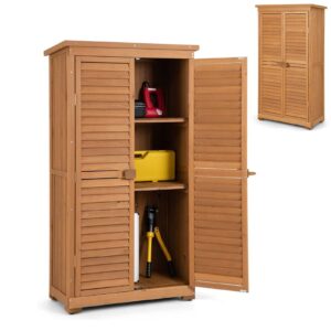 TANGZON Wooden Garden Storage Shed