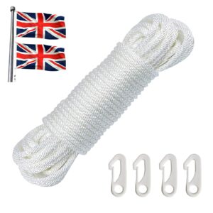 NQ Flag Pole Rope with Flag Pole Clip