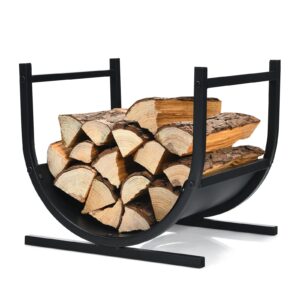 TANGZON Fireplace Log Rack