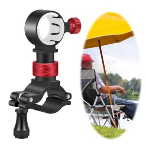 surfsexy Umbrella Clamp Fishing Chair Umbrella Holder Clip on Umbrella for Garden Chair Adjustable Clamp for Beach Outdoor Fishing Chair Umbrella Mount Clip (Aluminum Alloy)
