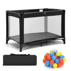 GYMAX Baby Travel Cot