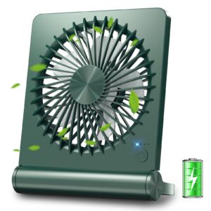 CUUCOO Small Portable Desk Fan USB&Battery Operated