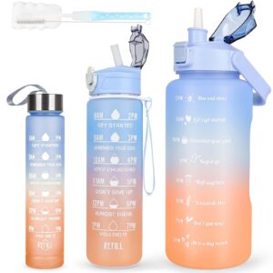 CodiCile 3 Pack Water Bottle 2L+750ml+200ml
