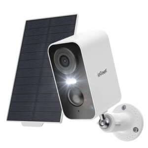 ieGeek 2K Solar Security Camera Outdoor Wireless with Color Night Vision