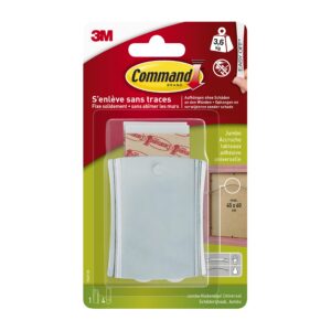 Command 17048 Metal Picture Nail (Size XL up to 3.6 Kg Capacity) Single Hooks and 4 Strips Extra Large