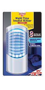 zero in, night time, insect killer, flies, mosquitoes, biting, flying, holiday, plug-in, poison-free