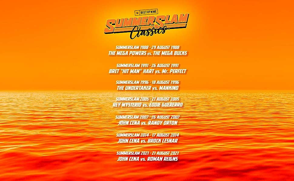 SUMMERSLAM CLASSICS RUNLIST
