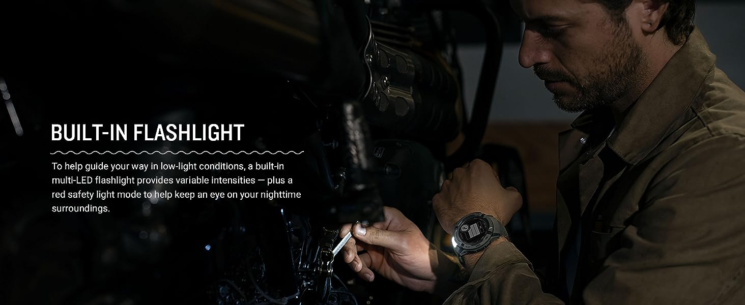 BUILT-IN FLASHLIGHT