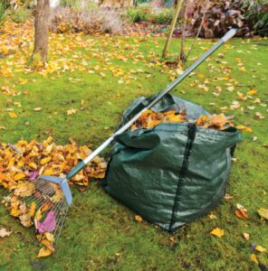 2 X 150L Garden Waste Bags - Heavy Duty Large Refuse Storage Sacks with Handles Dumpy Sack Rubbish Bag Reusable