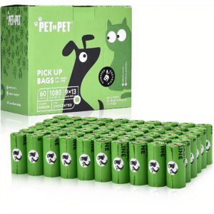PET N PET Dog Poo Bags USDA Certified 38% Biobased Dog Poop Bags Rolls