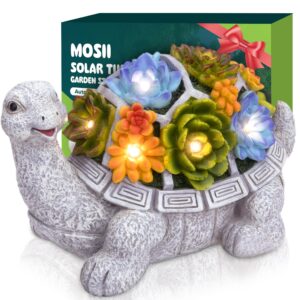 Mosii Large Solar Turtle Garden Ornaments Outdoor Indoor Garden Decor