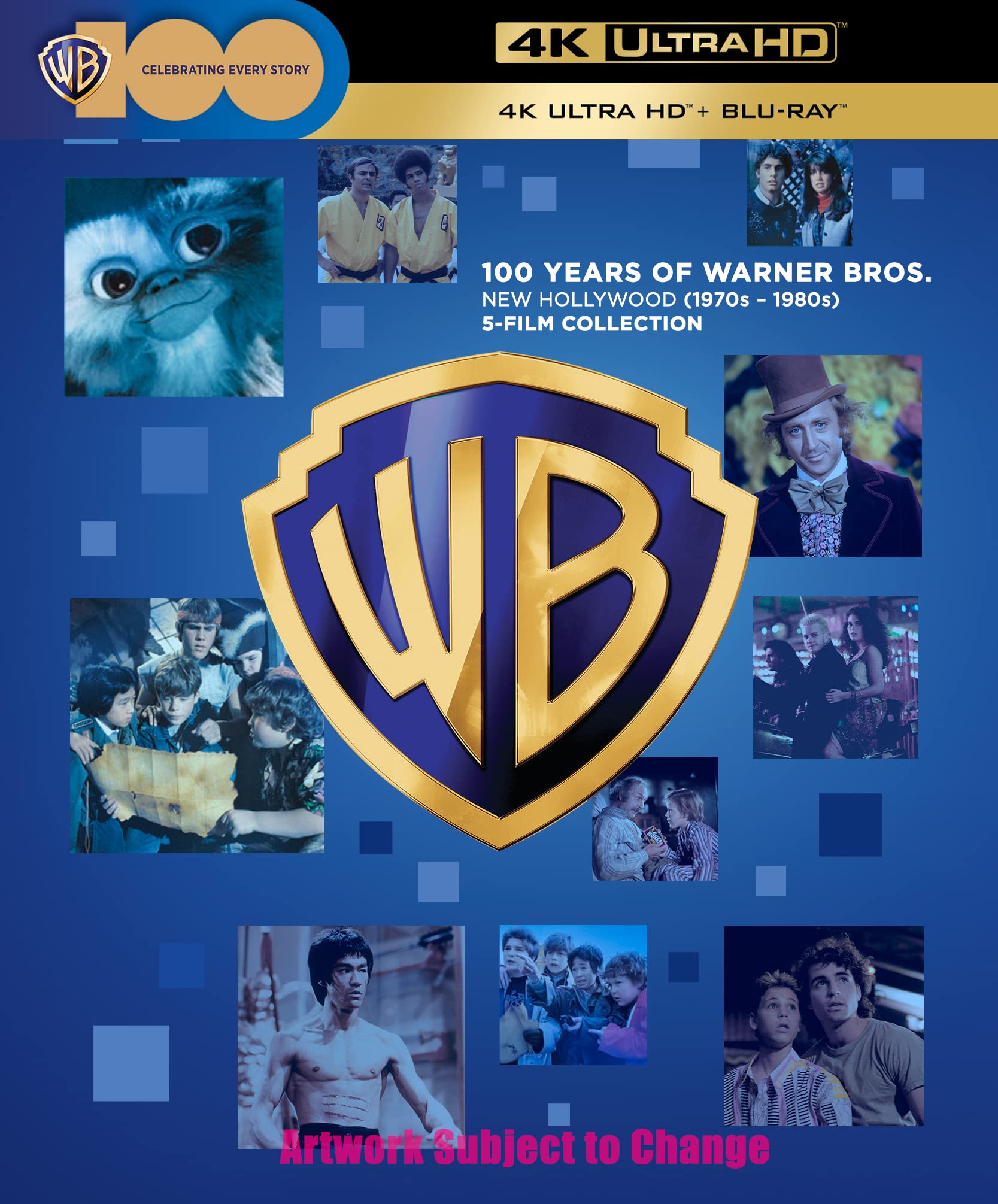100 Years of Warner Bros. - New Hollywood 5-Film Collection (1970s - 1980s) [4K Ultra HD] [1973] [Blu-ray] [2023] [Region Free]