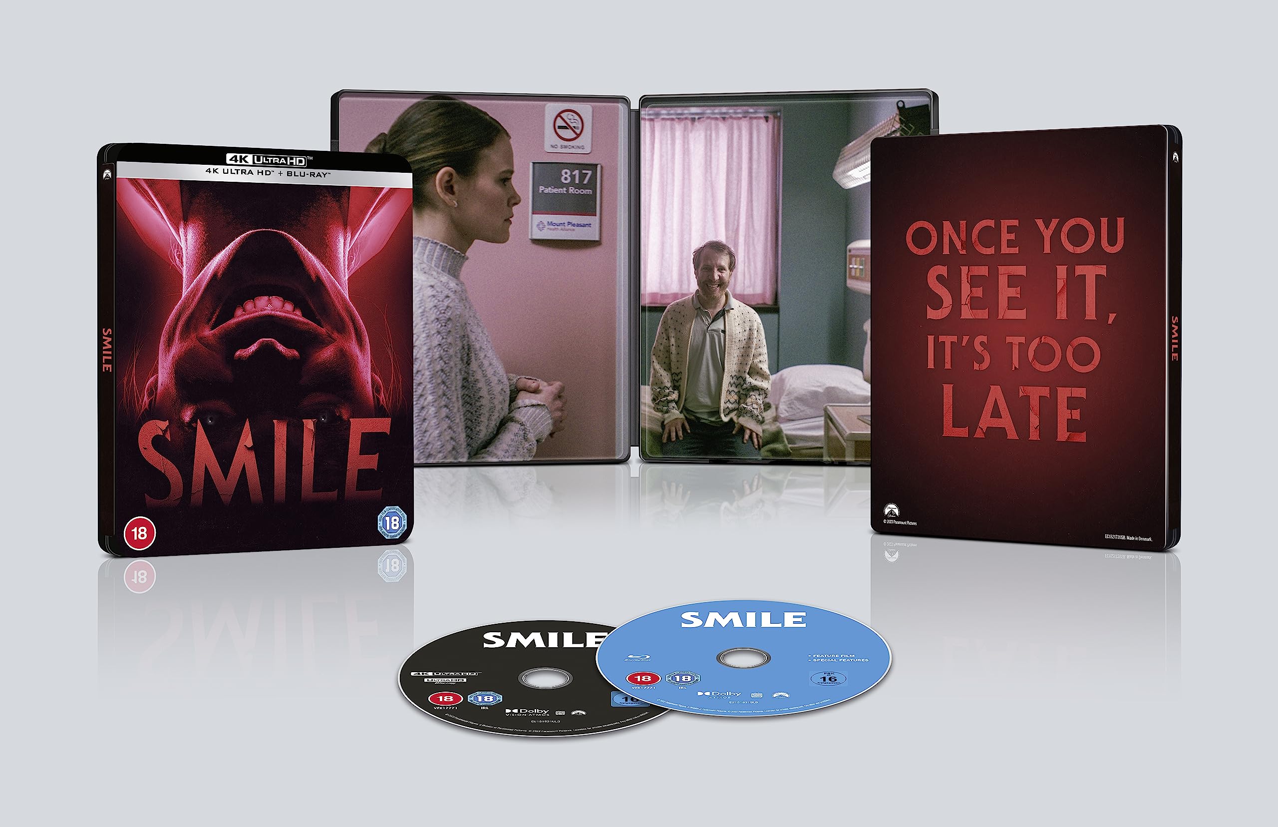 Smile 4K UHD Steelbook [Blu-ray] [Region A & B & C]