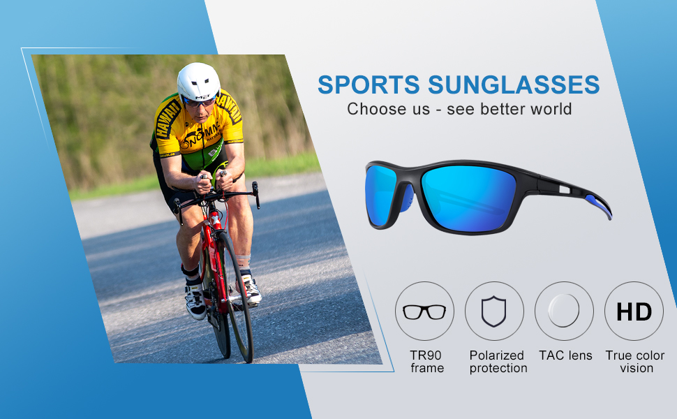 Polarised Cycling Sunglasses Polarized