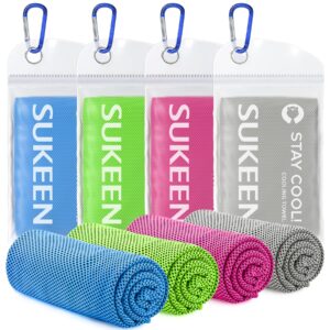 Sukeen Cooling Towel 4 Pack (40"x12")
