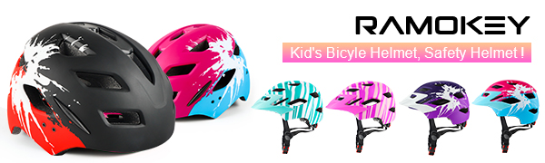 RaMokey Kids Helmet, Lightweight Bicycle Helmet
