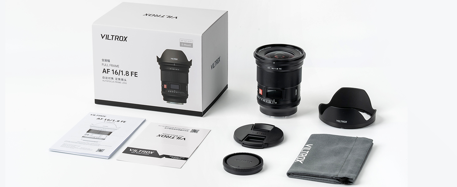 VILTROX AF 16mm f/1.4 FE Wide Angle Lens Auto Focus for Sony E Mount Cameras
