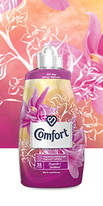 Comfort Honeysuckle & Sandalwood Fabric Conditioner 55 Washes 1.925 l, long-lasting freshness