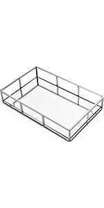 Silver Mirror Tray