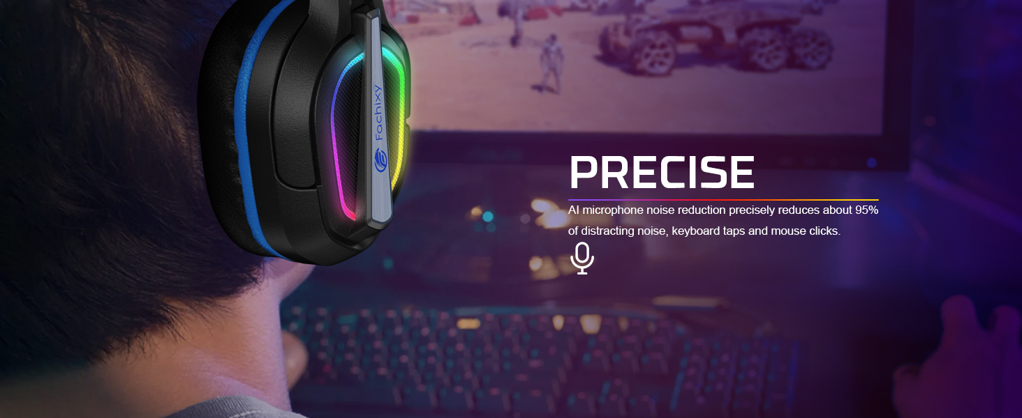 Gaming Headset with Microphone