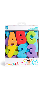 Learn Baby Bath Foam Letters & Numbers