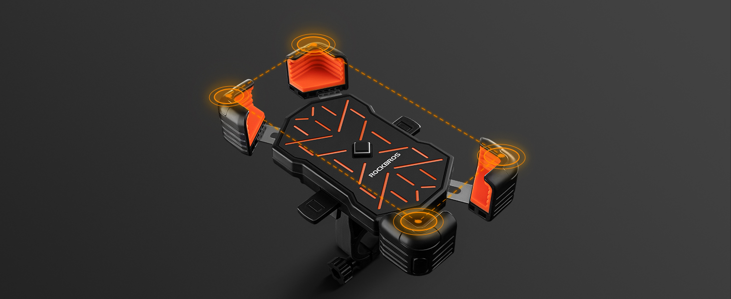 AUTOMATIC LOCK BIKE PHONE HOLDER