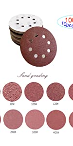 60# ~ 600# 10Kinds total 100pcs