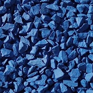 blue garden stones