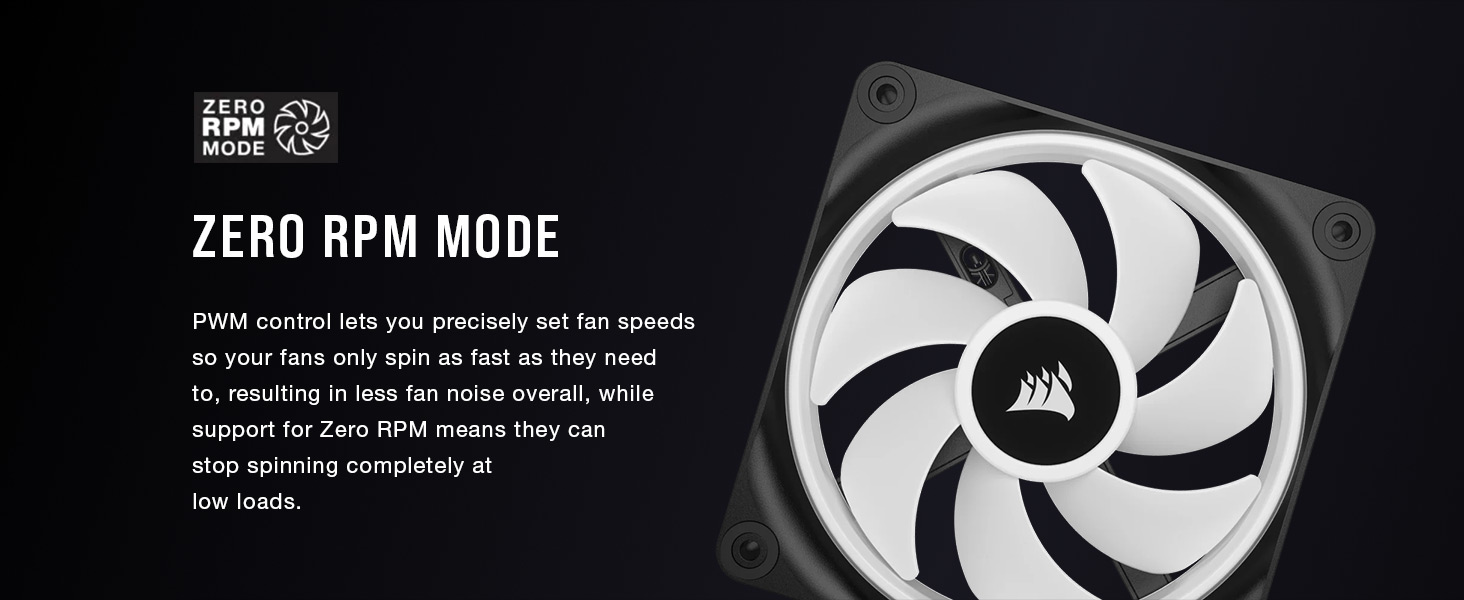 ZERO RPM MODE, fan controller, rgb controller, fan speed controller