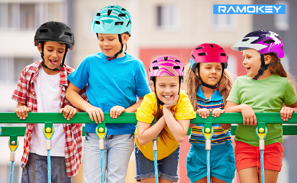 RaMokey Kids Helmet, Lightweight Bicycle Helmet