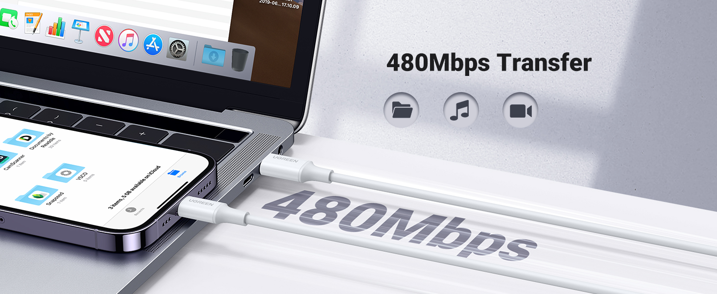 USB C to Lightning Cable