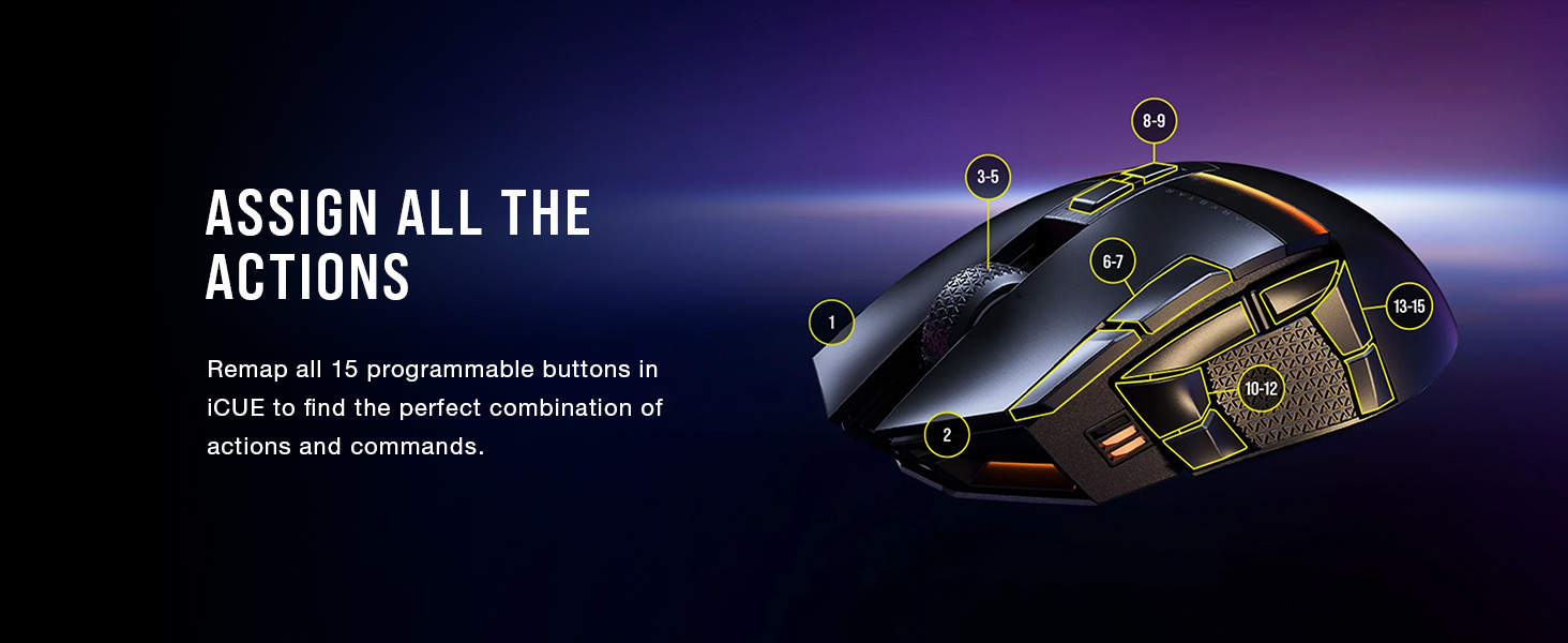 gaming mouse, wireless mouse, mmo mouse, moba mouse