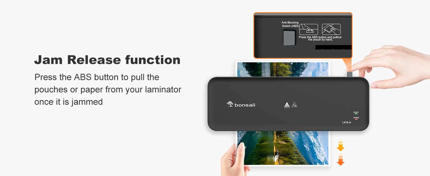 L418-A Jam Release function