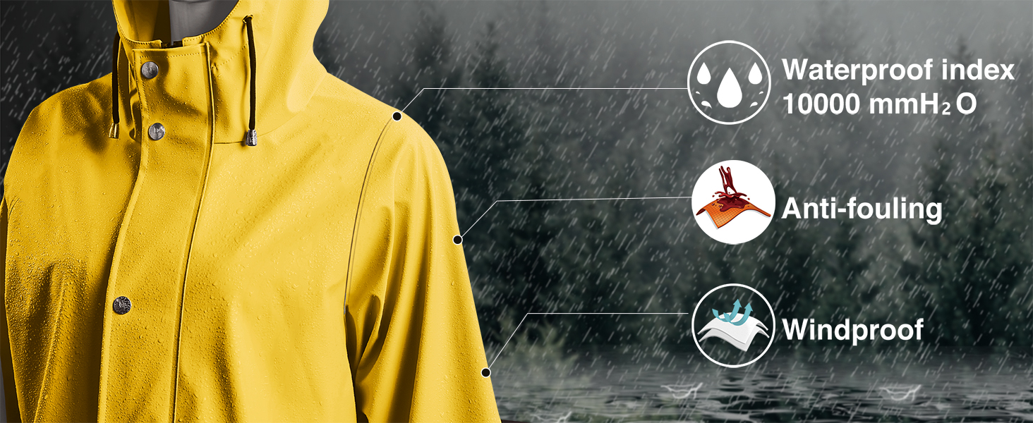 Jacket raincoat