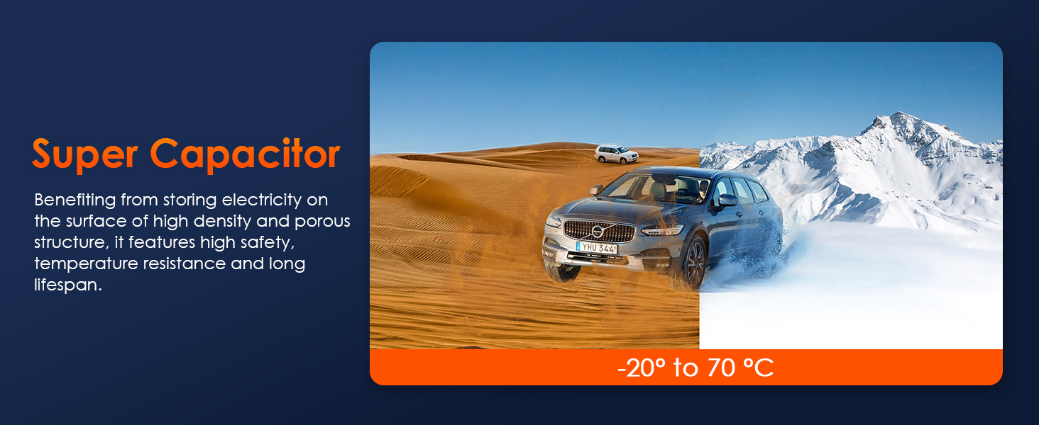 dash cam super capacitor
