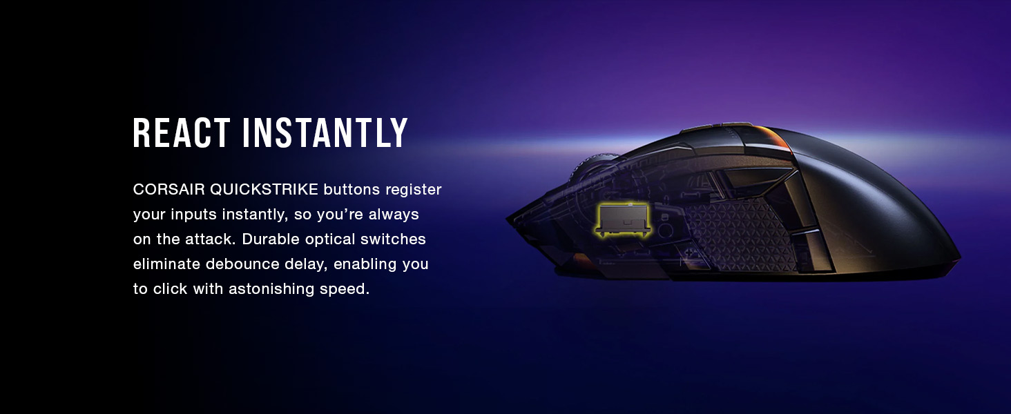 optical switches, gaming mouse, wireless mouse, pc gaming mouse