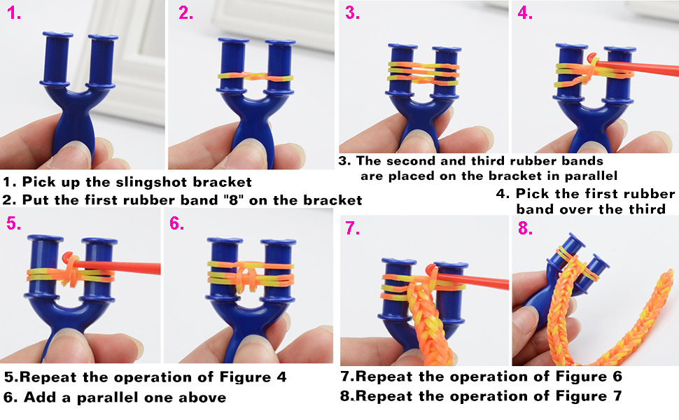 54 Grids Loom Band Kit with 3500PCS+ 40 Colors Twist Bands DIY Loom Bands Rubber Bracelet Making Kit