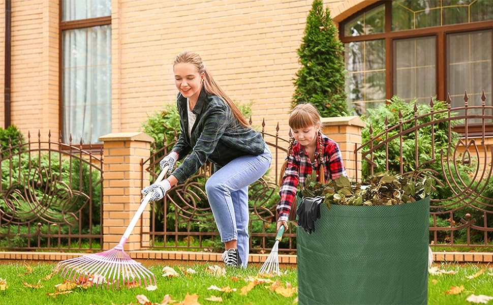 Heavy Duty Garden Waste Bags 120 Litre - 3 Sacks Builders Bags Reusable