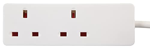 PRO ELEC PELB1913 2 Gang Extension Lead White