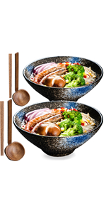 Porcelain Bowls (Starry Blue)