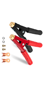2 crocodile clips 6 inch