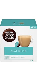Flat, White