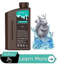 Water Washable 3D Printer Resin