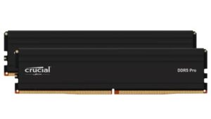 Crucial Pro RAM 32GB Kit (2x16GB) DDR5 5600MT/s (or 5200MT/s or 4800MT/s) Desktop Memory CP2K16G56C46U5