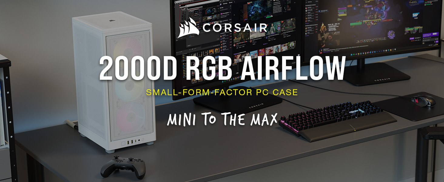 mini itx RGB case, gaming RGB pc case, corsair itx case, corsair mini itx case