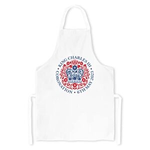 ucomfy Beanbags King Charles III Coronation Printed Adult Apron for Baking