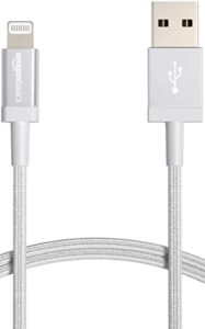 Amazon Basics Nylon Braided Lightning to USB A Cable - MFi Certified iPhone Charger