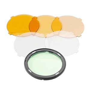 GODOX 8.4cm Diameter AK-R16 Magnetic Gel Mount for Round-Head Flashes Easy to Use Lighting Modifiers Compatible with Godox V1