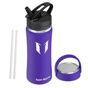 Super Sparrow Stainless Steel Water Bottle - Metal Water Bottle Wide Mouth - 500ml/750ml/1000ml -BPA Free