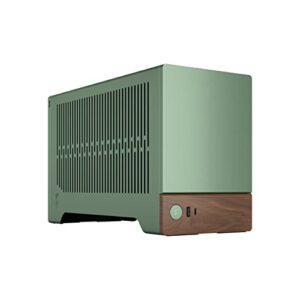 Fractal Design Terra Jade - Wood Walnut front panel - Small form factor - mITX gaming case – PCIe 4.0 riser cable – USB Type-C - Anodized aluminum panels